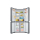 Lodówka Samsung RF48A400EB4 EO Multidoor No Frost 179,3cm Grafitowa Stal Kostkarka Twistowa AI 488L - 1264809 - zdjęcie 11